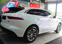 Glossy Diamonds White Blue Wrap